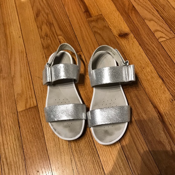 Respira Chunky Chrome Ankle Straps platform Mirror Metallic Shiny Outdoor Hiking - Picture 4 of 11